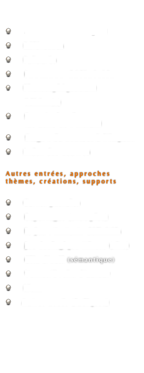 Sommaire


     Aux sources du regard

	Références 
	Palmarès 
	Instants définitifs 

	Photosophiquement

     Edition(s)

     Stage/animation :
       les défis de l’instant

     Stage : du contact à l’impact              

	Index des oeuvres


Autres entrées, approches 
thèmes, créations, supports 


	Cartes postales

     Reportages (exemples)

     le jeu : Instants définitifs

     jeu écologique Mitose (site)

     Clin d’oeil (sémantique)

     Ventes/Droits d’auteur

	Liens 

    Autres accés (ludiques)



